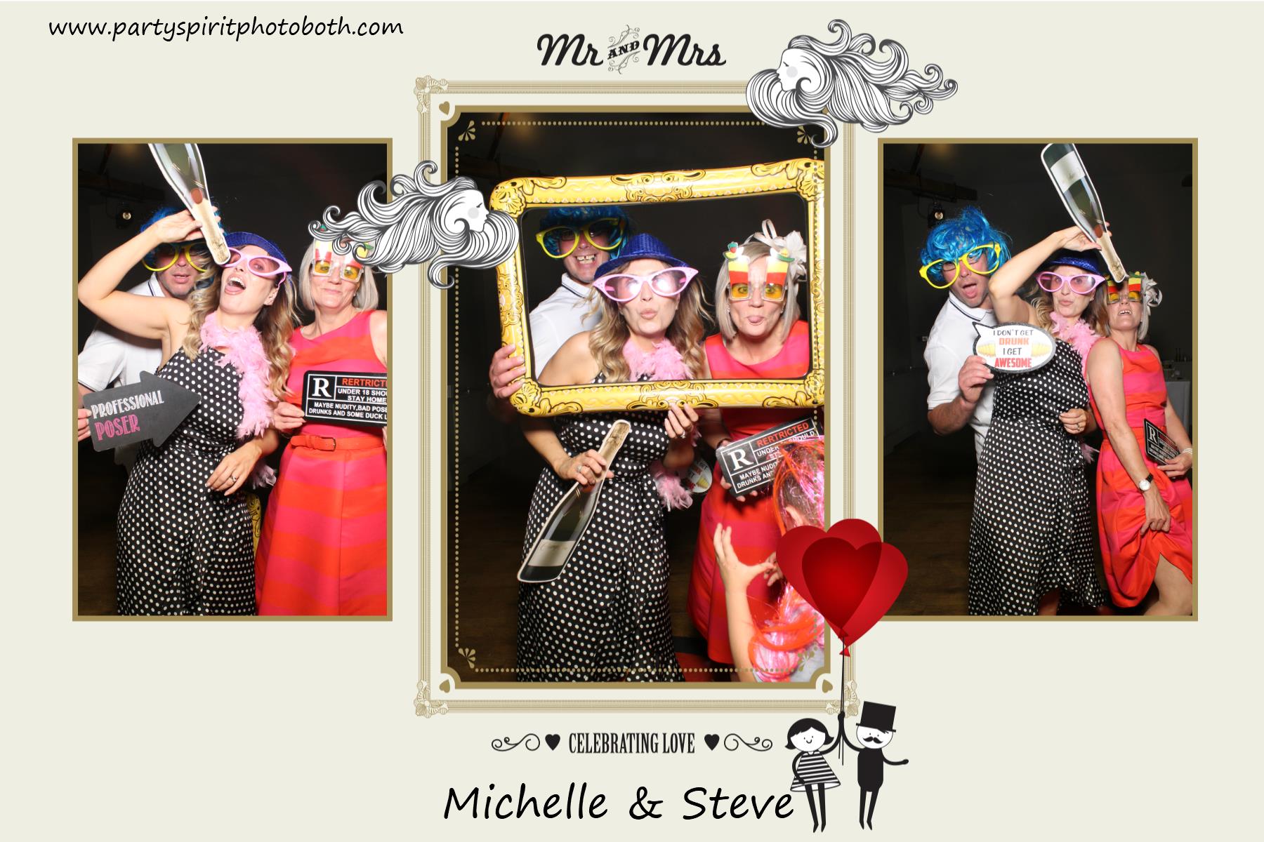 Michelle & Steve Wedding | View more photos from the event at gallery.partyspiritphotobooth.com/u/PartySpiritPhotoBooth/Michelle-Steve-Wedding